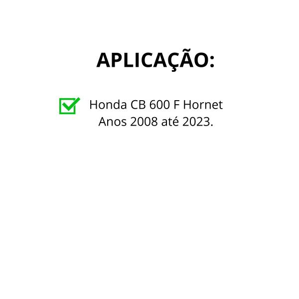 Imagem de Filtro De Ar Moldspuma Esportivo Moto Honda Cb 600 F Hornet Anos 2008 Em Diante