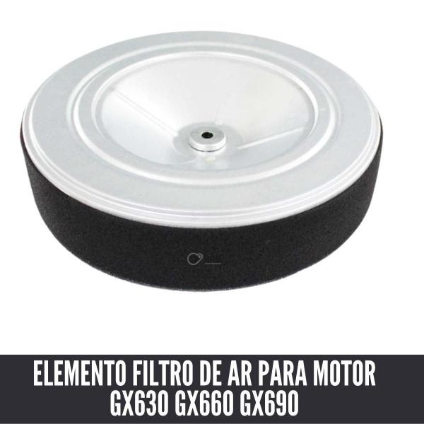 Filtro De Ar Motor Para Honda Gx630 Rolo Compactador Gerador - Bjb Equipamentos Imagem de Filtro De Ar Motor Para Honda Gx630 Rolo Compactador Gerador