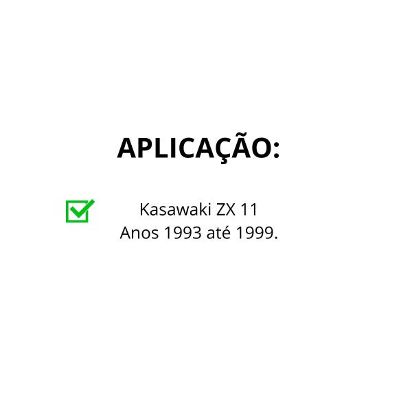 Imagem de Filtro De Ar Off Road Moto Kawasaki Zx11  93 Até 99 Esp