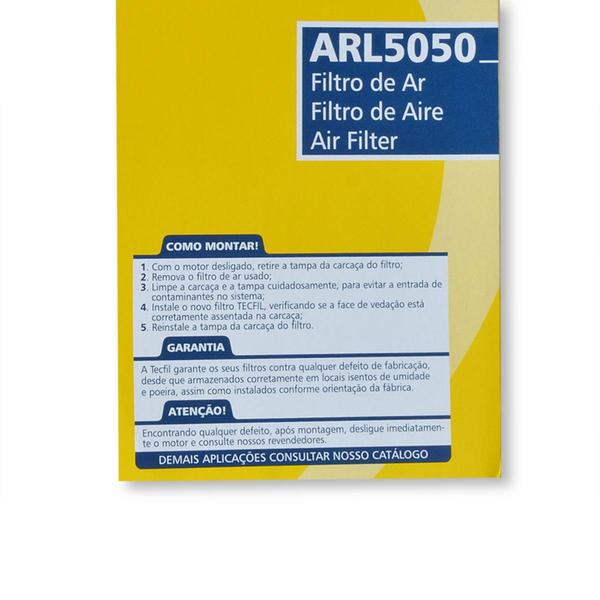 Imagem de Filtro de ar peugeot 206 / xsara picasso - tecfil arl5050