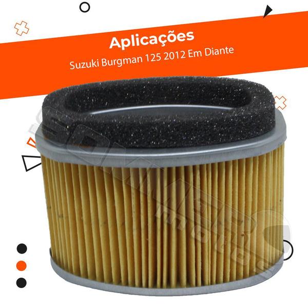 Imagem de Filtro de Ar Suzuki Burgman 125 2012 Em Diante Valflex