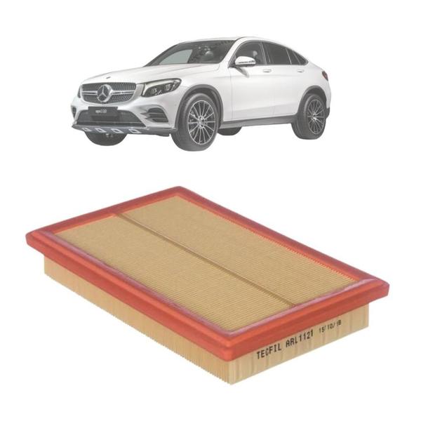 Filtro de ar Tecfil Mercedes C180/C250/GLC250 de 2014 até 2020 Imagem de Filtro de ar Tecfil Mercedes C180/C250/GLC250 de 2014 até 2020