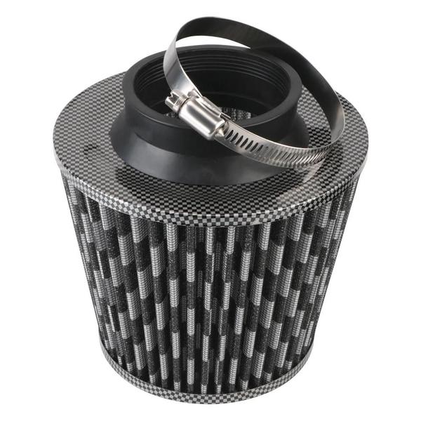Filtro de Ar Universal para Carro (3 Polegadas) - Kit de Indução de Ar Frio com Cone Imagem de Filtro de Ar Universal para Carro (3 Polegadas) - Kit de Indução de Ar Frio com Cone