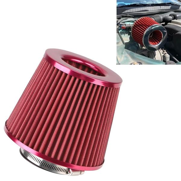 Filtro de Ar Universal para Carro (3 Polegadas) - Kit de Indução de Ar Frio com Cone Imagem de Filtro de Ar Universal para Carro (3 Polegadas) - Kit de Indução de Ar Frio com Cone