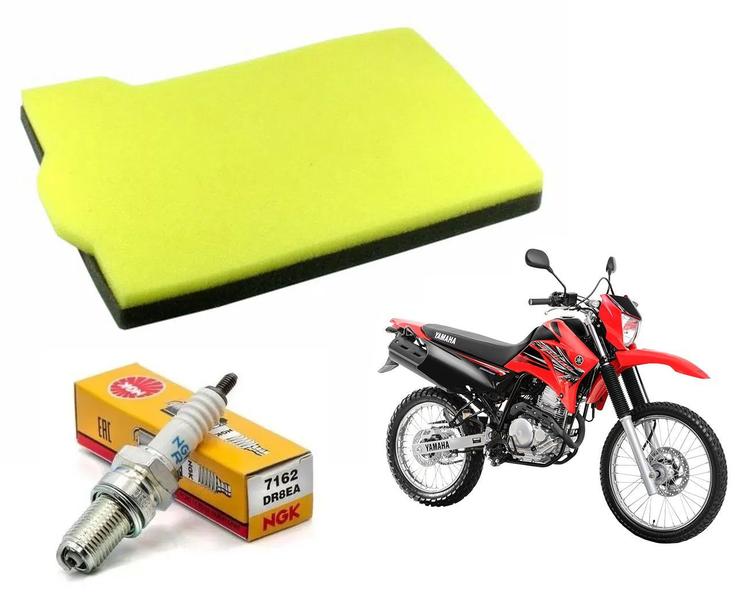 Filtro De Ar Vela Ngk Dr8ea Motor Xtz Lander YS Fazer 250 De 2005 Ate 2015 - Dvsc - Ngk Imagem de Filtro De Ar Vela Ngk Dr8ea Motor Xtz Lander YS Fazer 250 De 2005 Ate 2015