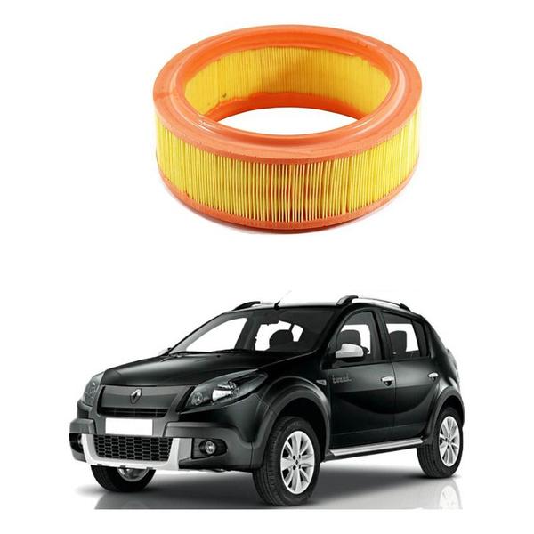 Filtro De Ar Wega Sandero Stepway 1.6 8v 2007 A 2013 Imagem de Filtro De Ar Wega Sandero Stepway 1.6 8v 2007 A 2013