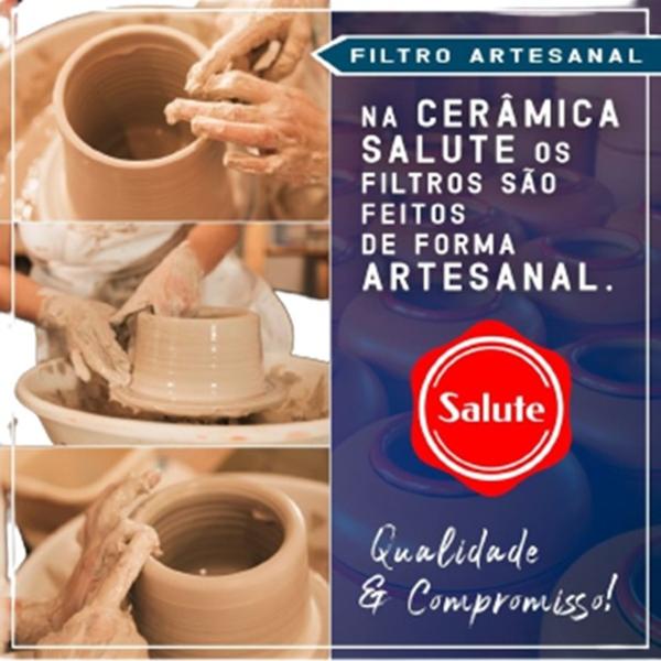 Imagem de Filtro de Barro Salute 20 litros com vela TRIPLA AÇÃO e Boia