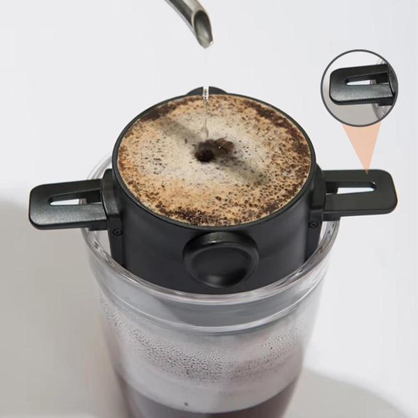 Filtro de Café Reutilizável Inox, Compacto e Portátil - FSS Variedades Imagem de Filtro de Café Reutilizável Inox, Compacto e Portátil