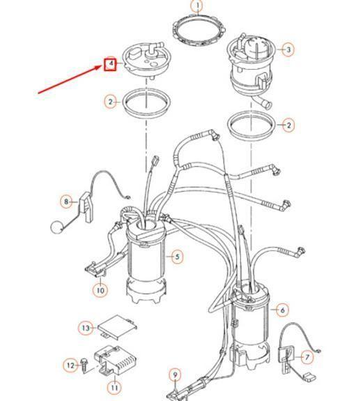 Imagem de Filtro De Combustivel Audi Q7 Touareg Cayenne - 7L8919679