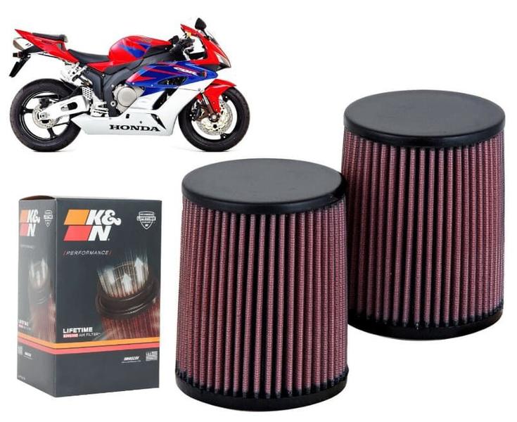 Imagem de Filtro de Duplo Ar K&n esportivo lavavel CBR 1000RR 2004 2005