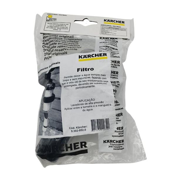 Imagem de Filtro de Entrada de Água 60 Micra 3/4 para Lavadora Karcher K3XX HD HDS 9.302-052.0