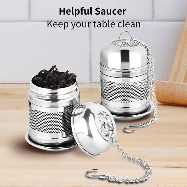 Filtro de infusor de chá Fri4Free em aço inoxidável 2PCS Imagem de Filtro de infusor de chá Fri4Free em aço inoxidável 2PCS
