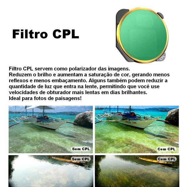 Imagem de Filtro de Lente CPL para Drone DJI Mavic 3