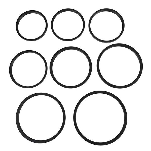 Imagem de Filtro de lente de câmera Step Up Rings Adapter Set 8PCS Ejoyous