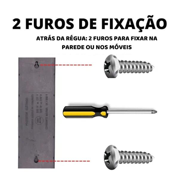 Imagem de Filtro de Linha 4 Tomadas Plastico Flowpack FIOLUX