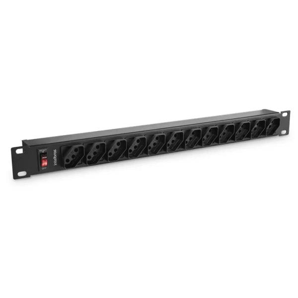 Imagem de Filtro de linha intelbras rack 19" 10a preto epr212 protetor eletrônico