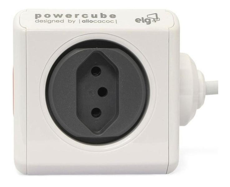 Imagem de Filtro De Linha Powercube Controle Multiplicador 4 Tomadas