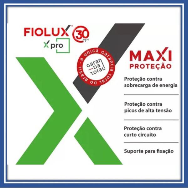 Imagem de Filtro de Linha Régua Fiolux 3 Tomadas