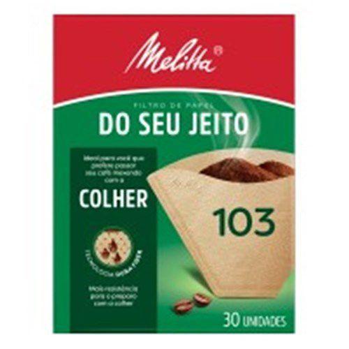 Imagem de Filtro de Papel Colher Melitta 103 Caixa 30Un