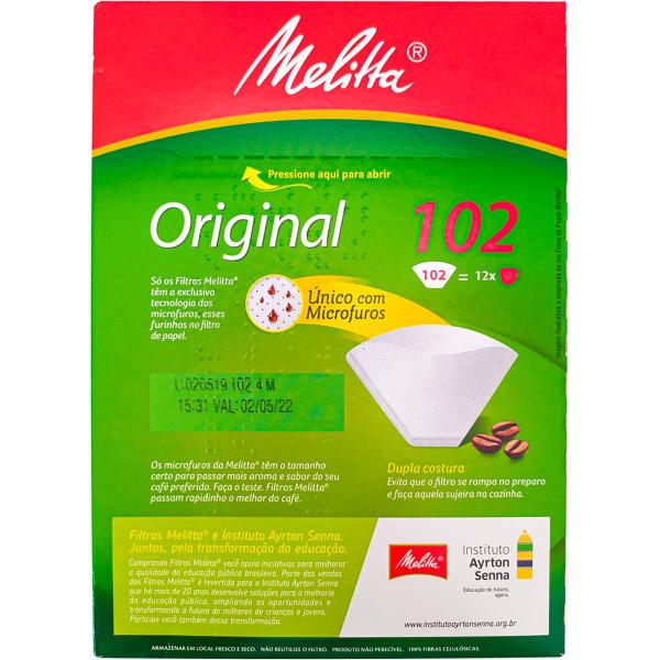 Imagem de Filtro de Papel Nº 102 30 Unidades Melitta