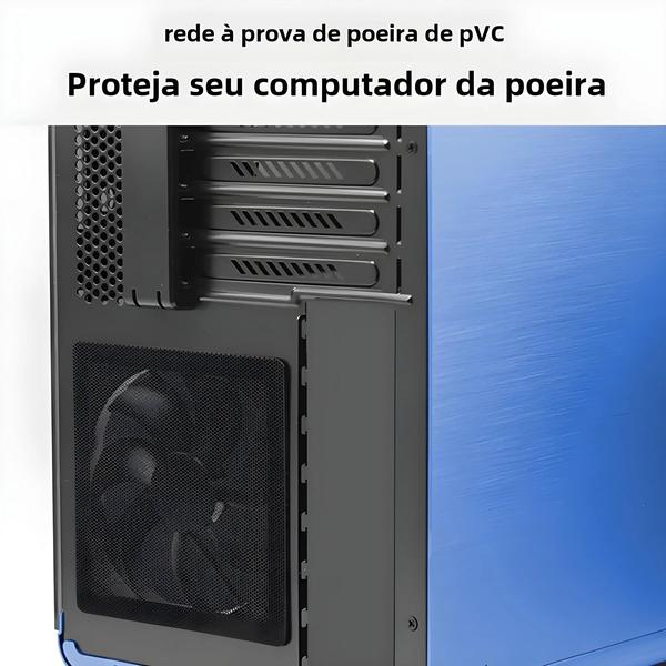 Imagem de Filtro de Poeira para Gabinete de PC - Malha de PVC de 1m para Ventilador