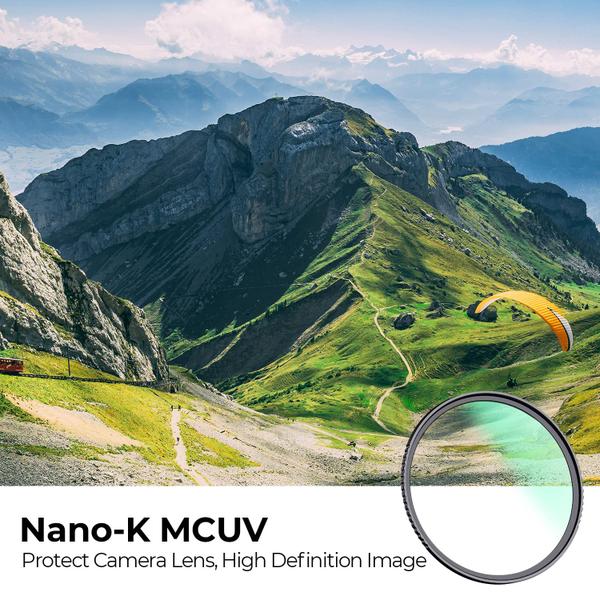 Imagem de Filtro de proteção de lente K&F Concept 46mm MCUV para câmera