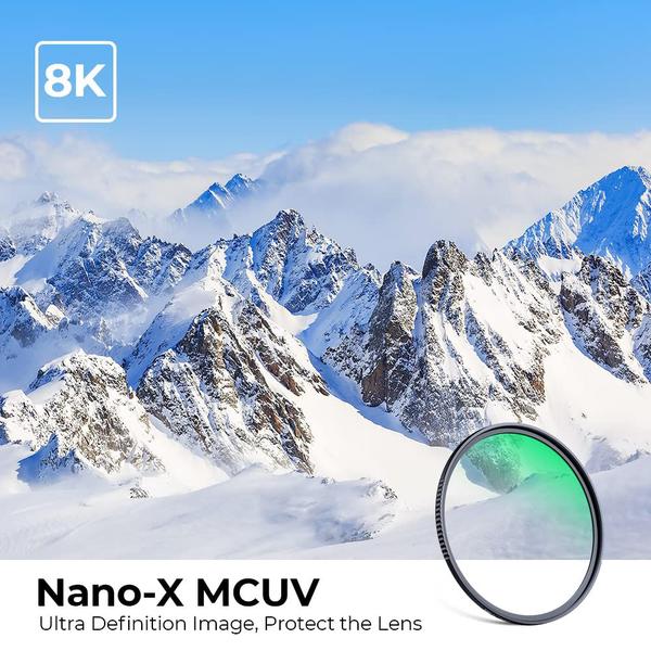 Imagem de Filtro de proteção UV K&F Concept 58mm MC para lente de câmera