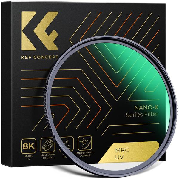 Filtro de proteção UV K&F Concept 95mm MC para lente de câmera Imagem de Filtro de proteção UV K&F Concept 95mm MC para lente de câmera