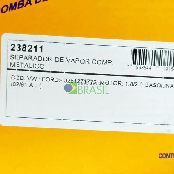 Imagem de Filtro Desborbulhador Separador De Vapor Brosol Motor Ap