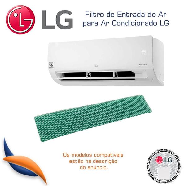 Imagem de Filtro Entrada Ar Condicionado LG MDJ66064301 S4NQ09 S4NW12