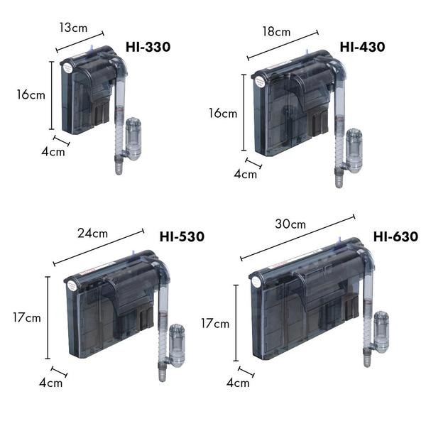 Imagem de Filtro ext hang-on leecom hi-430-350 l/h 2.5w 127v