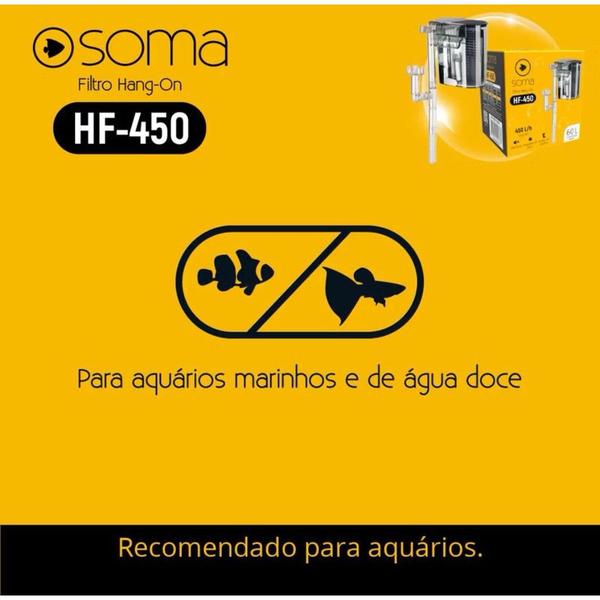 Imagem de Filtro ext hang on soma hf-450 450l/h 4 w 127v