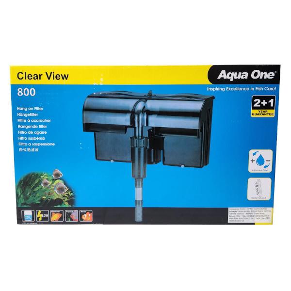 Imagem de Filtro Externo Hang On Clearview 800 Aqua One 900 L/h Aquários até 250 L