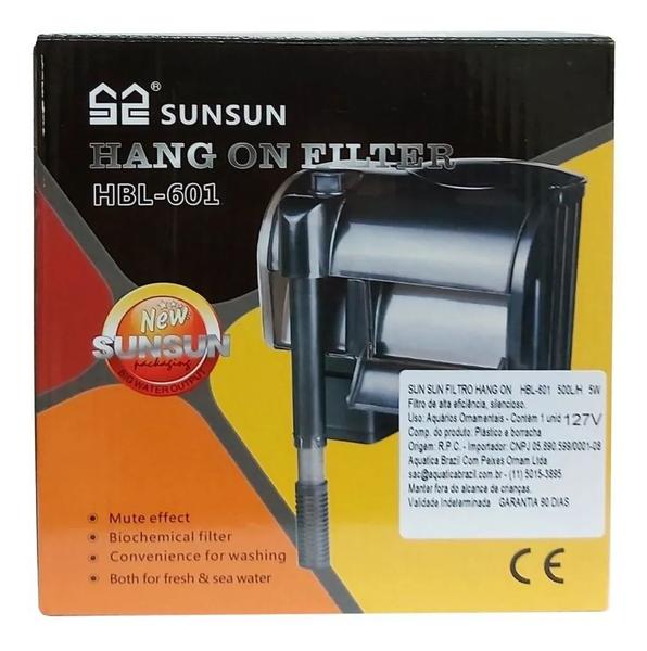 Imagem de Filtro Externo Hang-on Sunsun Hbl-601 500l/h 110v