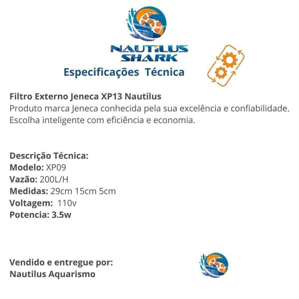 Imagem de Filtro Externo Jeneca Xp09 Nautilus