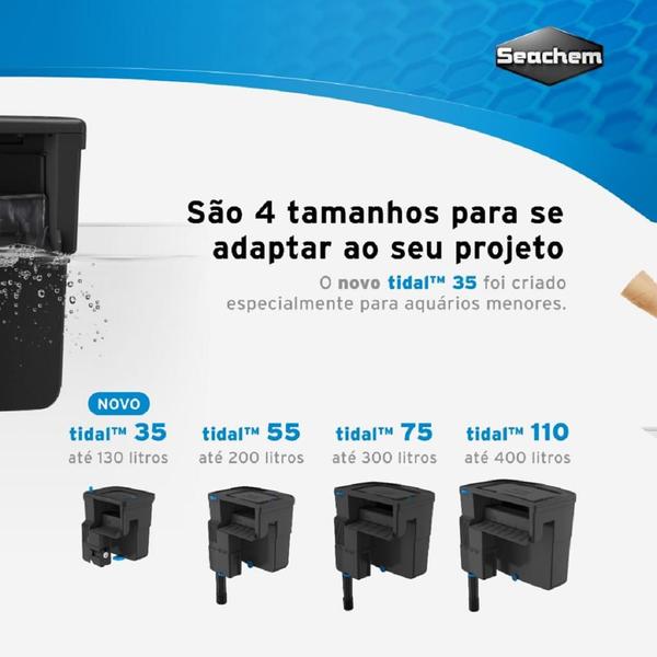 Imagem de Filtro Externo Seachem Tidal 110 para Aquários até 400L