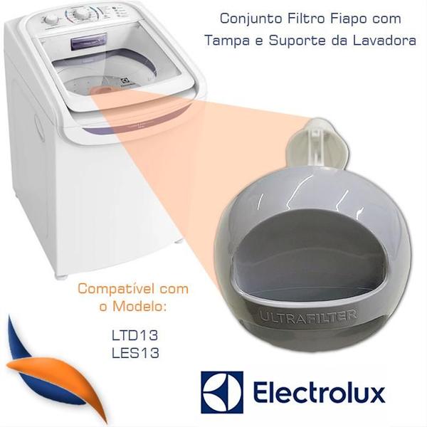 Filtro Fiapo Lavadora Electrolux LTD13 LES13 A99086107 Imagem de Filtro Fiapo Lavadora Electrolux LTD13 LES13 A99086107