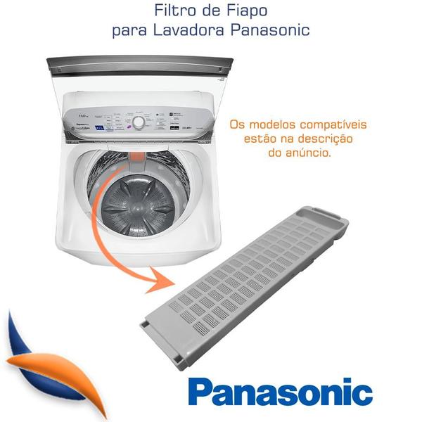 Filtro Fiapo Lavadora Panasonic F140 F160 Filtro-cs / W022A-R5G00-BE Imagem de Filtro Fiapo Lavadora Panasonic F140 F160 Filtro-cs / W022A-R5G00-BE