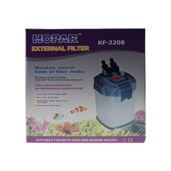 Imagem de Filtro Hopar Canister KF 2208 800l/h 2 Cestas P/ Aquários