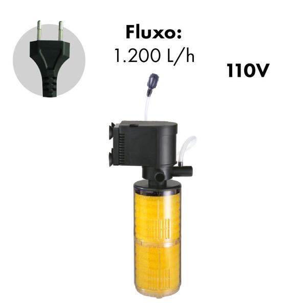 Imagem de Filtro int boyu sp-2300ii 1200l/h c/bomba sub 110v