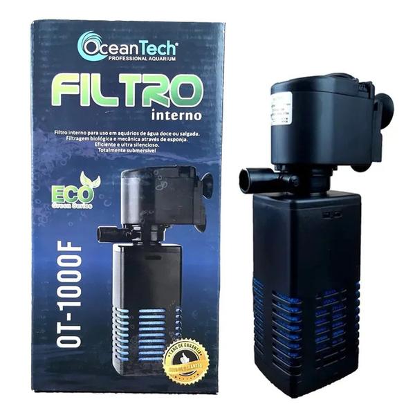 Imagem de Filtro Interno Aquário Oceantech 1000f  650L/H Oxigenador 110V 220V