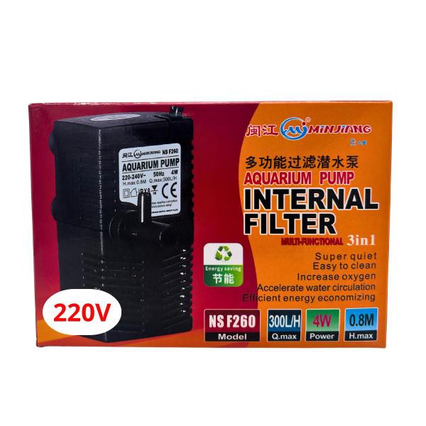 Imagem de Filtro Interno para Aquários Minjiang NS-F260 300LH 220V