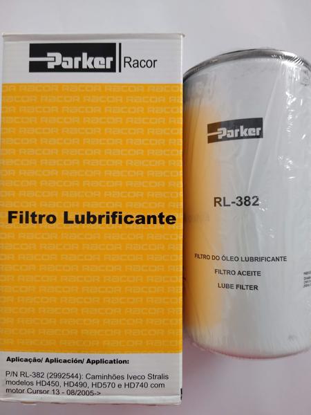 Imagem de Filtro Lubrificante Parker RL382 84346773 / 48028753 Case CNH Iveco