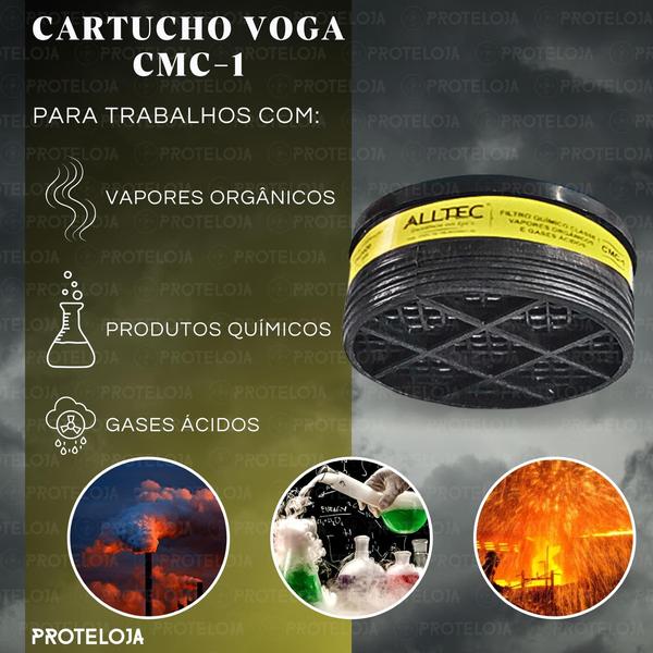 Imagem de Filtro Mascara Alltec Destra Tinta Produtos Quimicos Gases