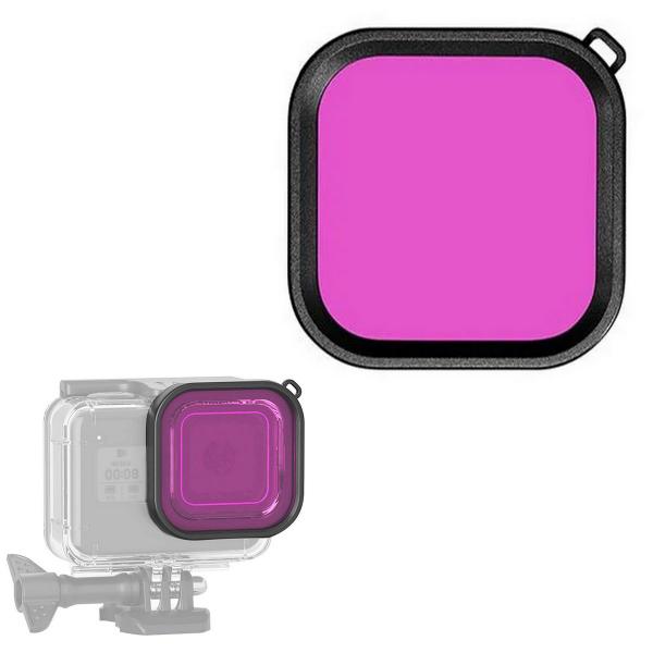 Imagem de Filtro Mergulho Magenta para Caixa Estanque Original GoPro Hero 8