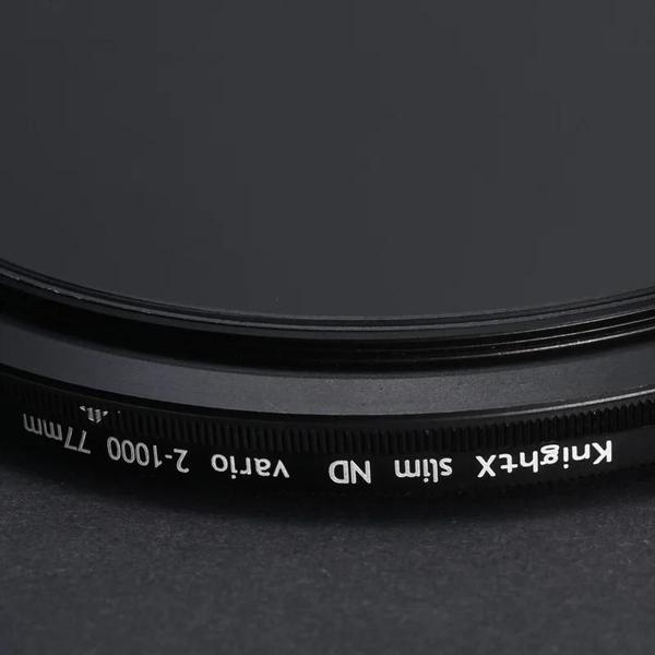 Imagem de Filtro ND Variável 49-82mm para Câmeras SLR/DSLR - Fader de Densidade Neutra Ajustável