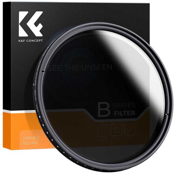 Filtro ND Variável K&F Concept B-Series 46mm (ND2 a ND400) Imagem de Filtro ND Variável K&F Concept B-Series 46mm (ND2 a ND400)