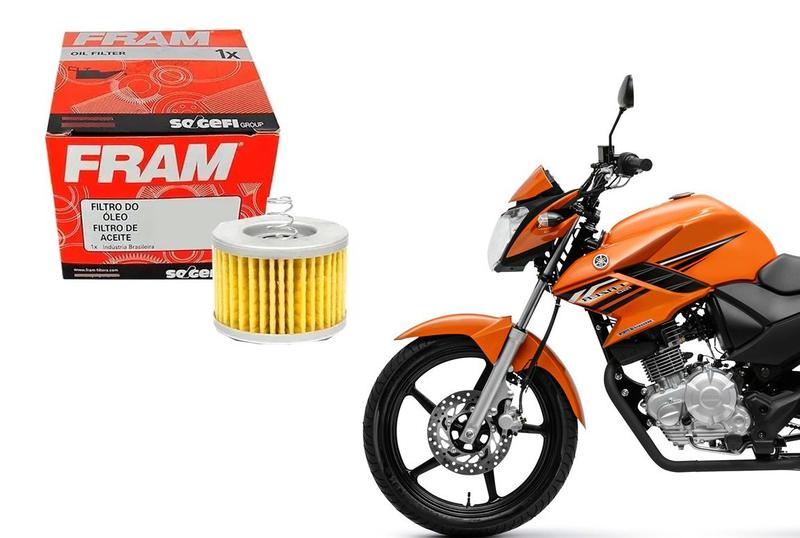 Imagem de Filtro Óleo Fram CH12184 Yamaha Fazer Xtz Crosser 150 Ybr 150 Factor 125i