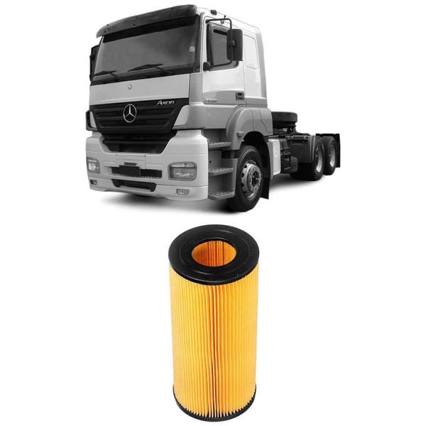 Imagem de Filtro Óleo Mercedes Benz Axor 2035S Om 457 2005 a 2012 Tecfil