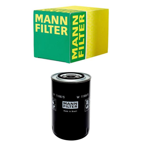 Imagem de Filtro Óleo Mercedes Benz L1218 L1620 OM352 OM366 89 a 2011 MANN-FILTER W1168/5